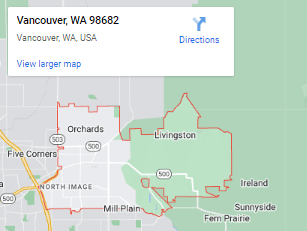 Map - Direct Plumbing Solutions in Vancouver, WA
