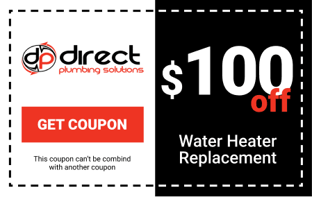 Water Heater Replacement Coupon - Direct Plumbing Solutions in Vancouver, WA